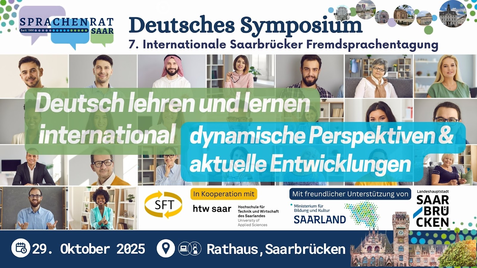 Symposium:Deutsch lehren und lernen international –  dynamische Perspektiven & aktuelle Entwicklungen 
